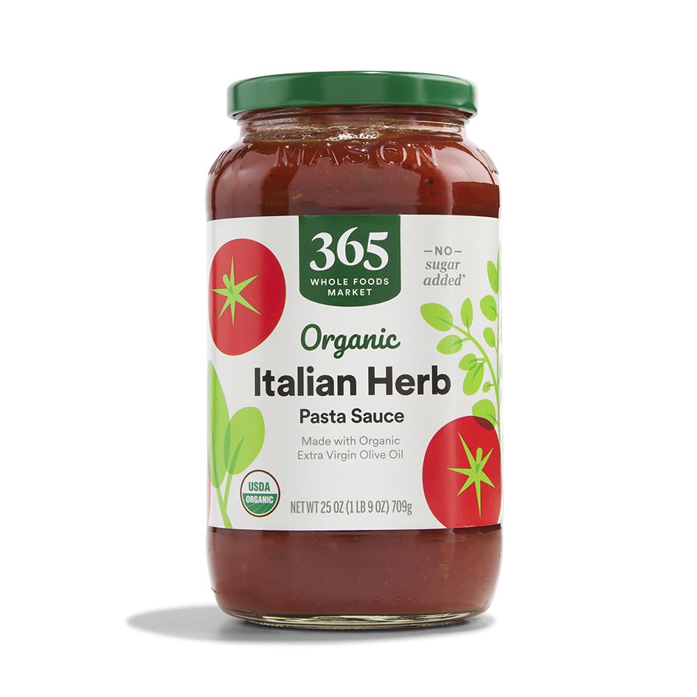 365 by Whole Foods Market, Organic Marinara Pasta Sauce, 25 OZ