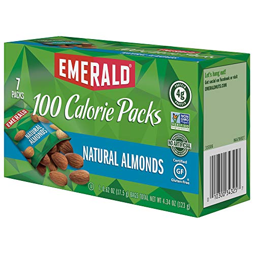 Emerald Nuts Mixed Nuts Variety Pack 18ct (1-Pack) , 100-Calorie Individual Packs , Features Dry Roasted Almonds, Natural Almonds & Walnuts, and Roasted & Salted Cashews
