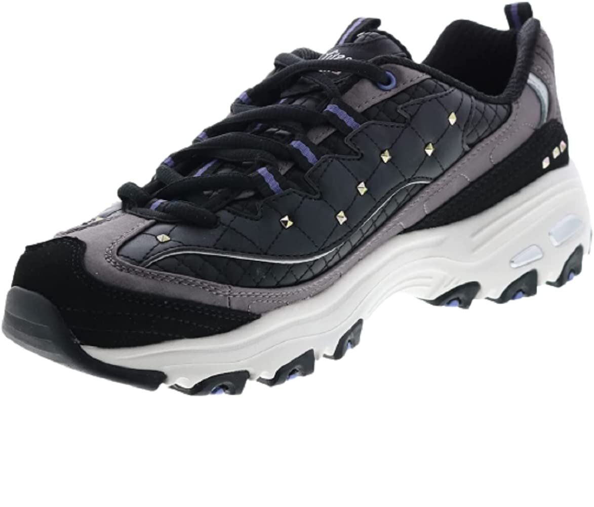 Skechers Women's D'Lites Fresh Start Memory Foam Lace-up Sneaker Fashion