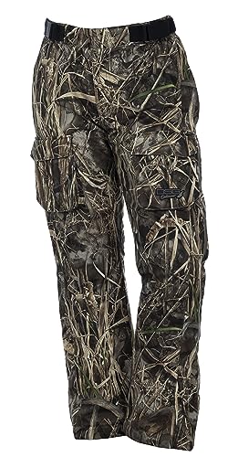 DOING SOMETHING GREAT Kylie 5.0 Camouflage Drop Seat Hunting Bibs for Women, DWR Waterproof, Thin Profile 120g Insulated