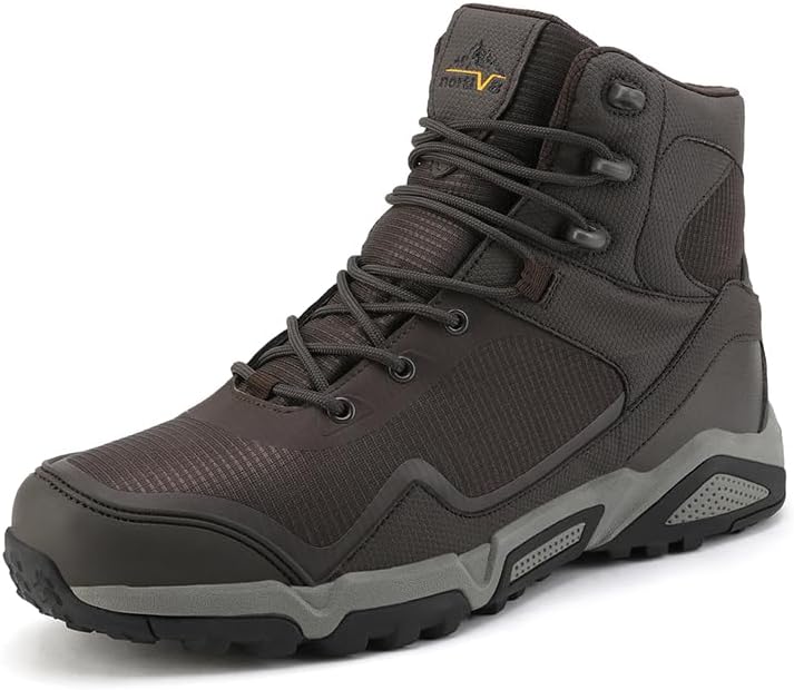 NORTIV 8 Men's Waterproof Hiking Boots Outdoor Mid Trekking Lightweight Mountaineering Shoes Paladin