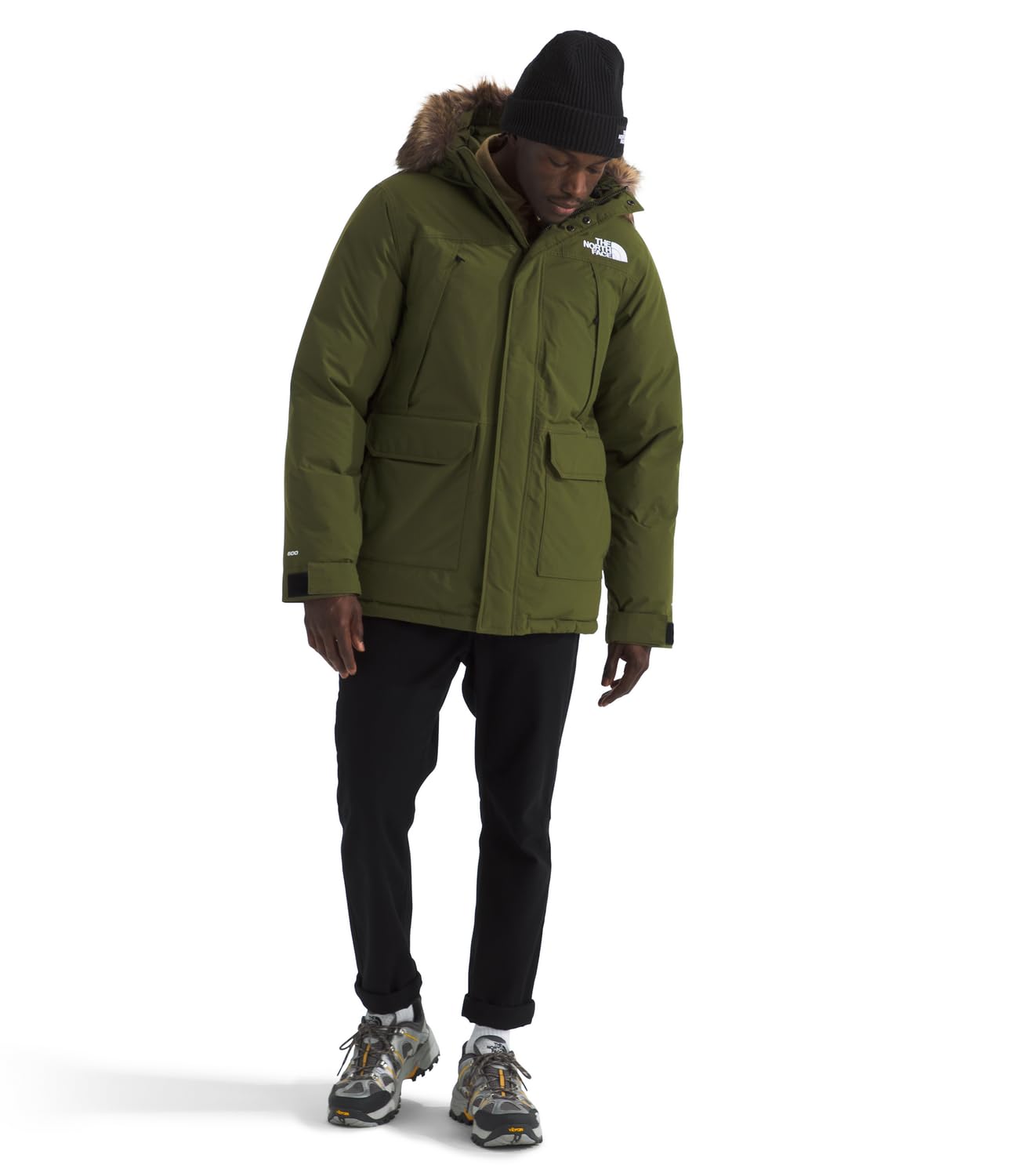 THE NORTH FACE Men's McMurdo Parka | Long Waterproof Winter Jacket With 600 Fill Waterfowl Down Insulation