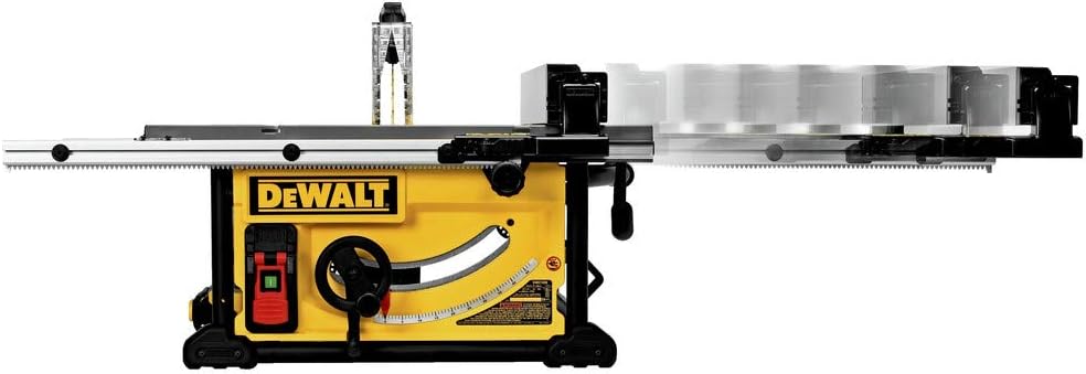 DEWALT 10-Inch Table Saw with Rolling Stand, 32-1/2-Inch Rip Capacity (DWE7491RS)