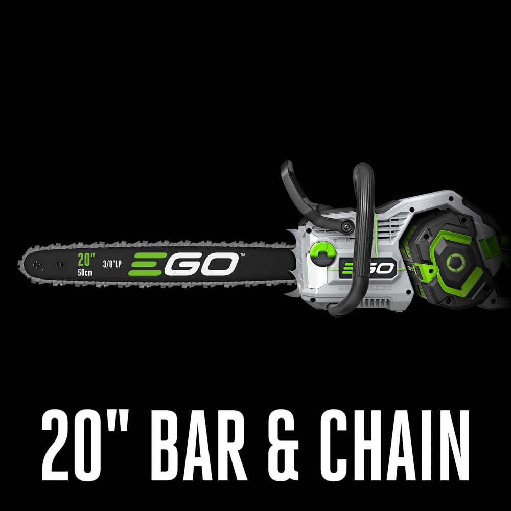 EGO POWER+ Chain Saw, 16” Battery Powered Chainsaw, Electric Cordless, Includes 56V 2.5Ah Battery and Charger – CS1611