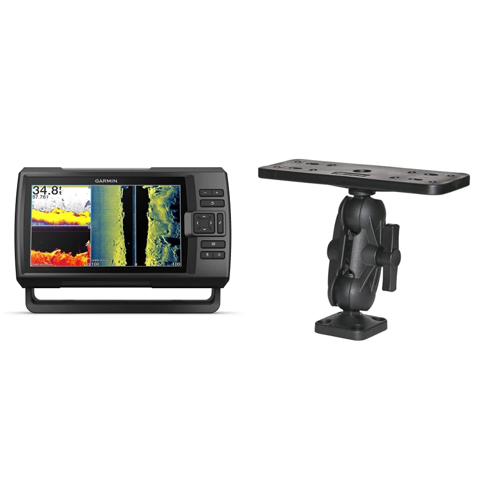 Garmin 010-02550-00 Striker Vivid 4cv, Easy-to-Use 4-inch Color Fishfinder and Sonar Transducer, Vivid Scanning Color Palettes