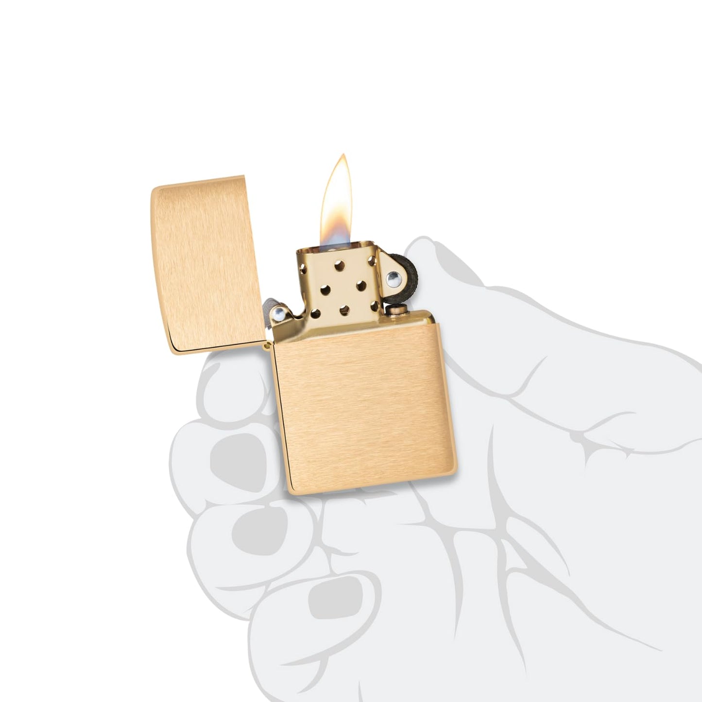 Zippo Brass Pocket Lighters