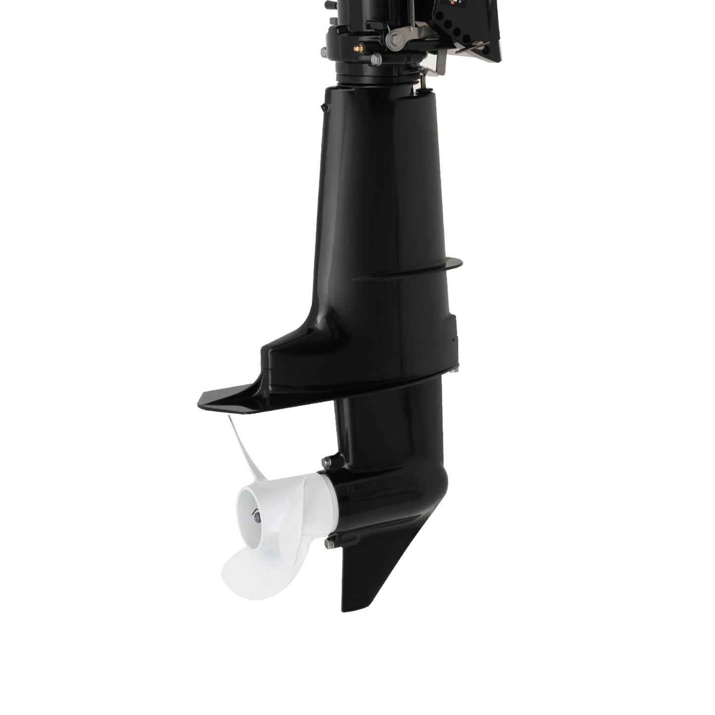 2-Stroke 3.5HP Outboard Motor, 49CC Gas Powered Fishing Marine Heavy Duty Boat Engine, Short Shaft Tiller Control Half Water-cooling Air-cooling CDI Ignition System for Inflatable Yachts Canoes Boat