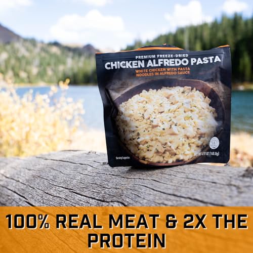 Peak Refuel Biscuits and Gravy | Premium Freeze Dried Camping Food | Backpacking & Hiking MRE Meals | Just Add Water | 100% Real Meat | 34g of Protein | 2 Serving Pouch (2 Serving Pouch)