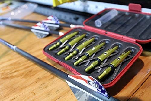 Rage Cage Broadhead Case (Holds-6), Red, One Size