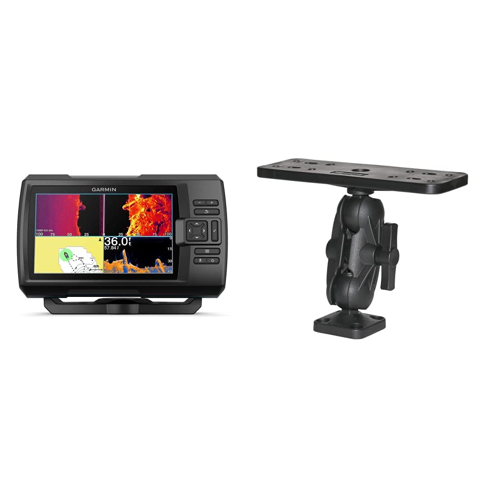 Garmin 010-02550-00 Striker Vivid 4cv, Easy-to-Use 4-inch Color Fishfinder and Sonar Transducer, Vivid Scanning Color Palettes