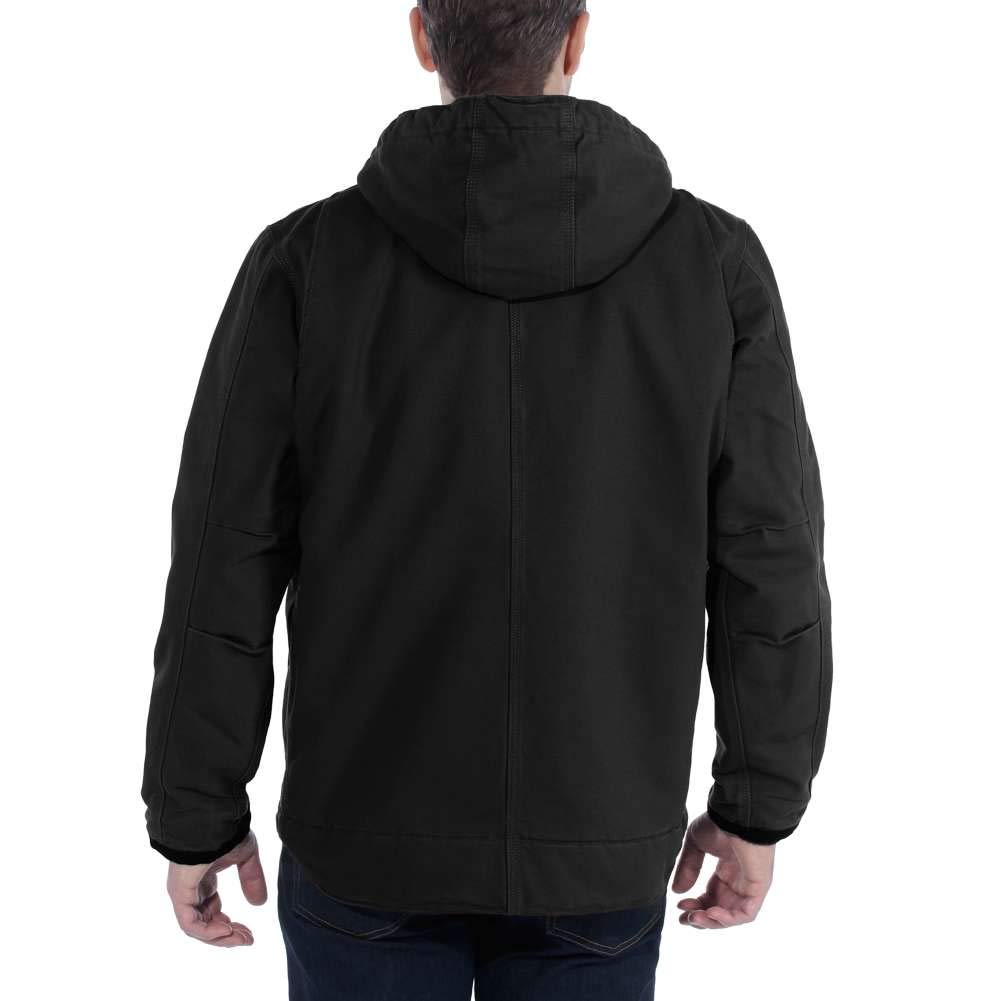 Carhartt Men's Relaxed Fit Washed Duck Sherpa-Lined Utility Jacket