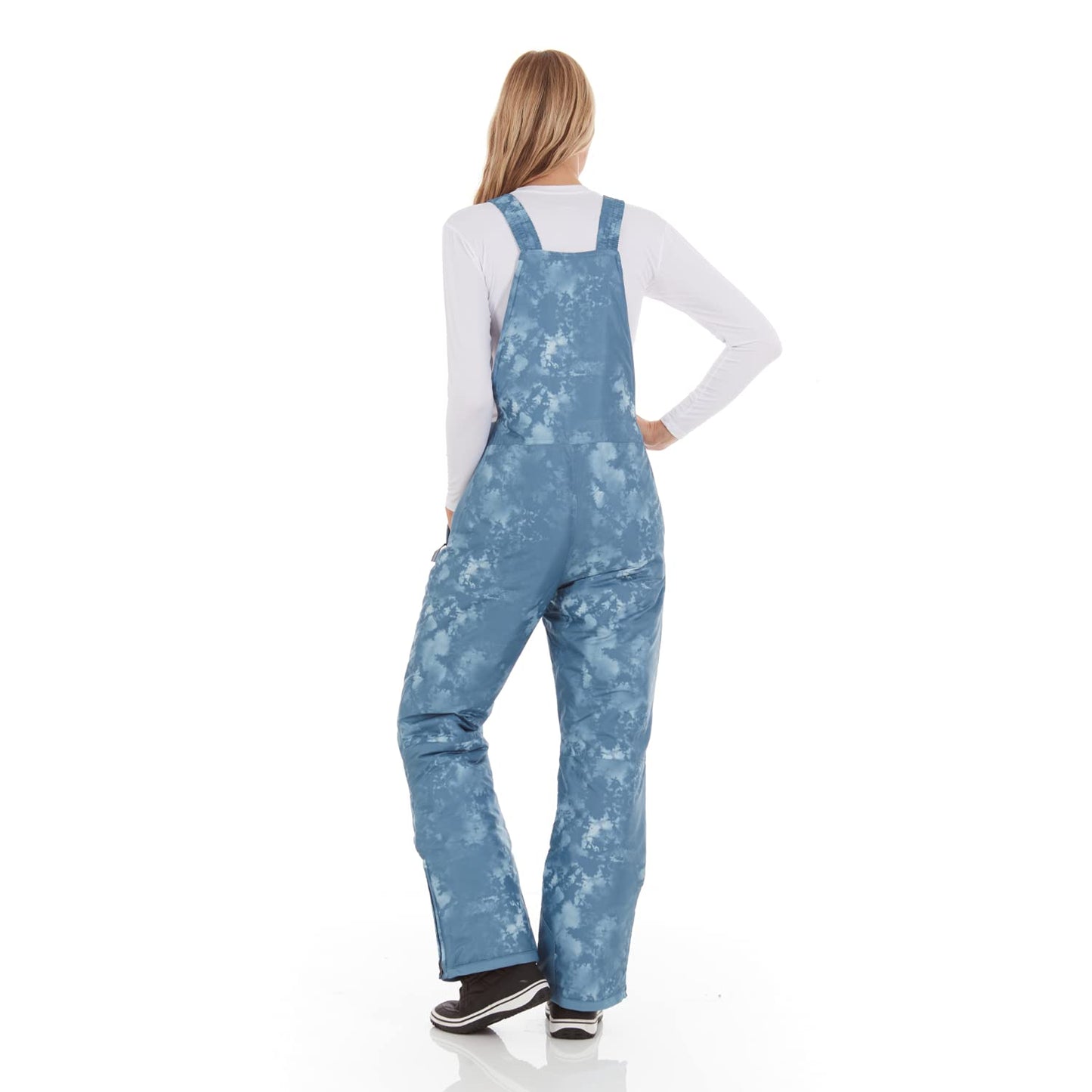 Arctic Quest Womens Ski Snow Bibs Pants Insulated Water Resistant Overalls Snowboarding Winter Waterproof Pants Women