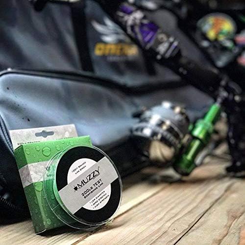 Muzzy 1078 Bow Fishing Line Lime Green 200 Braided 100' Spool