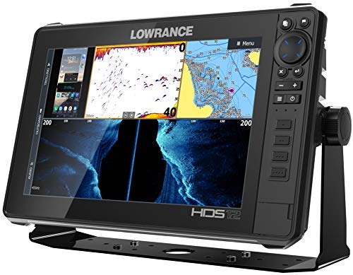 Lowrance HDS-Live Fish Finder, Multi-Touch Screen, Live Sonar Compatible, Preloaded C-MAP US Enhanced Mapping
