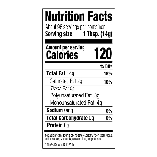 Amazon Fresh, Corn Oil, 128 Fl Oz (Previously Happy Belly, Packaging May Vary)
