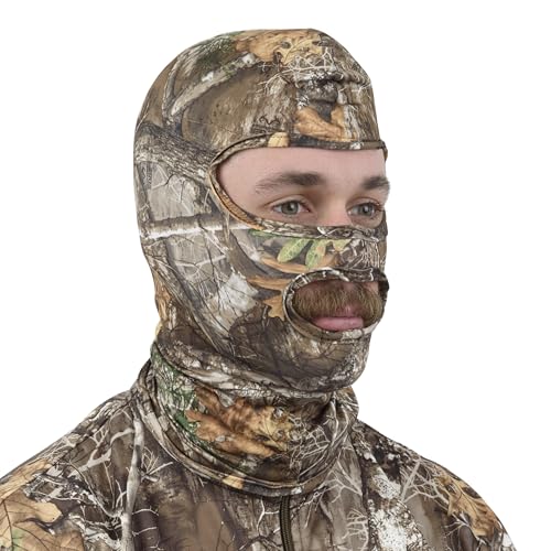 Allen Company Vanish Stretch Fit Camouflage Balaclava, Camo Hunting Face Cover