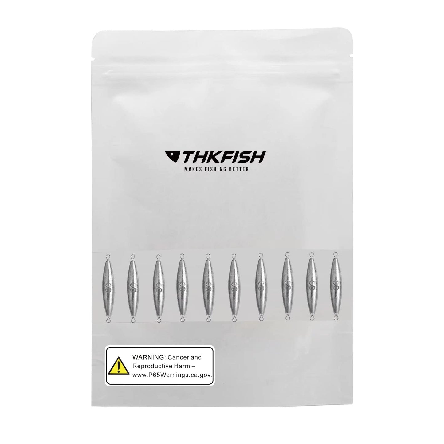 THKFISH Fishing Weights Kit - Inline, Trolling, Double Ring, Tor-pedo, Catfishing, Saltwater & Surf Fishing Weights - Coin, Disc & Pyramid Sinkers