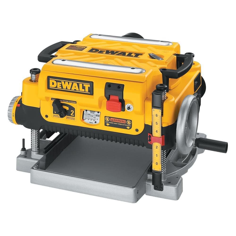 DEWALT Thickness Planer, Two Speed, 13-inch, 15 Amp, 20,000 RPM Motor (DW735X)