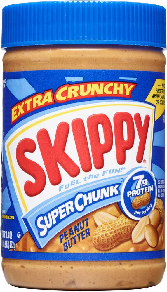 SKIPPY Peanut Butter, Super Chunk, 40 Ounce
