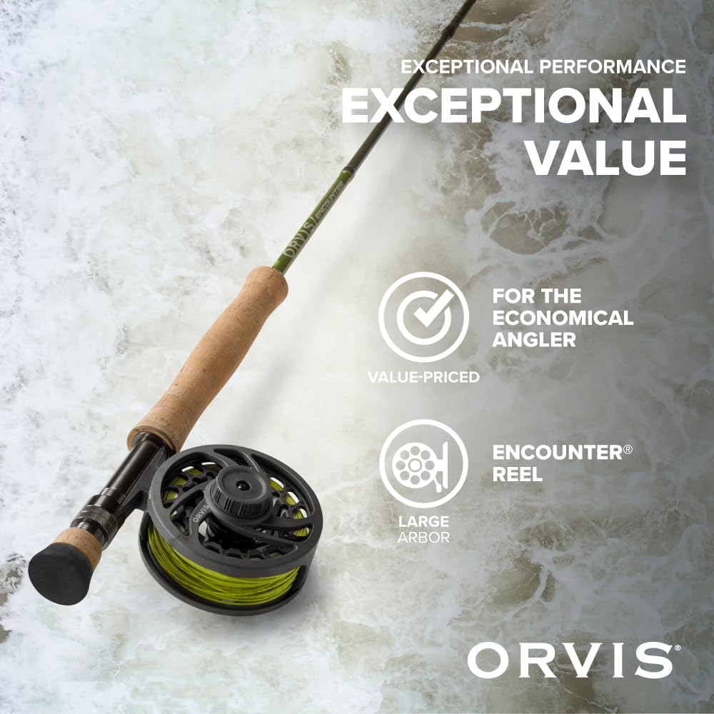 Orvis Encounter Fly Rod Outfit - Fishing Rod and Reel Combo Starter Kit