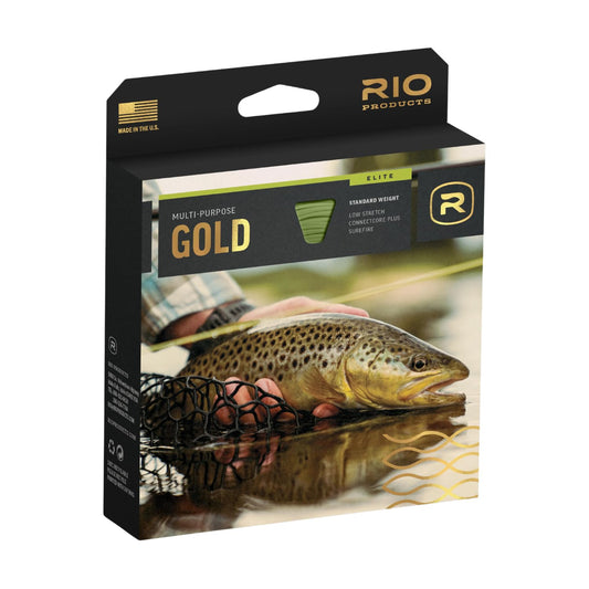 RIO PRODUCTS Elite Gold Fly Line, Easy to Cast Flies from Size 2 to 22, Ultimate All-Around Fly Line with Ultra-Slick Performance