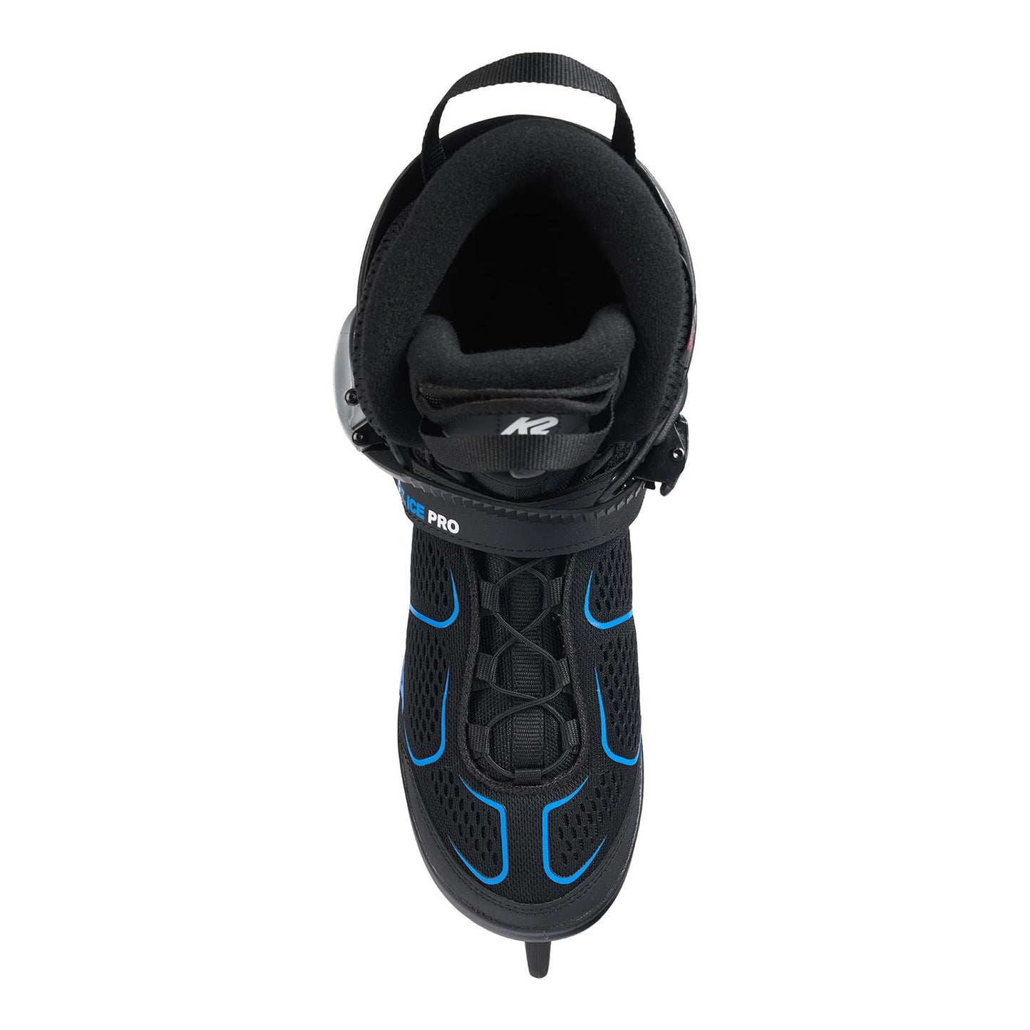 K2 F.I.T. Ice Pro Mens Ice Skates - Black/Blue / 10.5