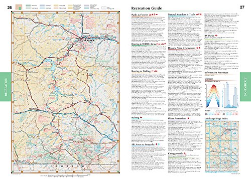 Wyoming Road & Recreation Atlas - 5th Edition, 2022 (Benchmark Road & Recreation Atlases)