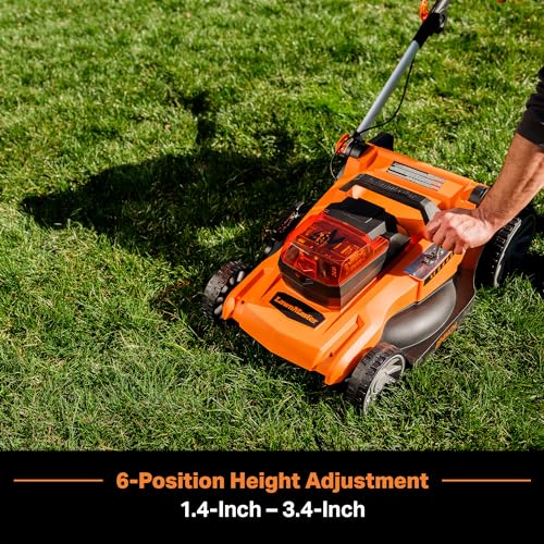 LawnMaster MEB1216K Electric Lawn Mower 16-Inch 12AMP