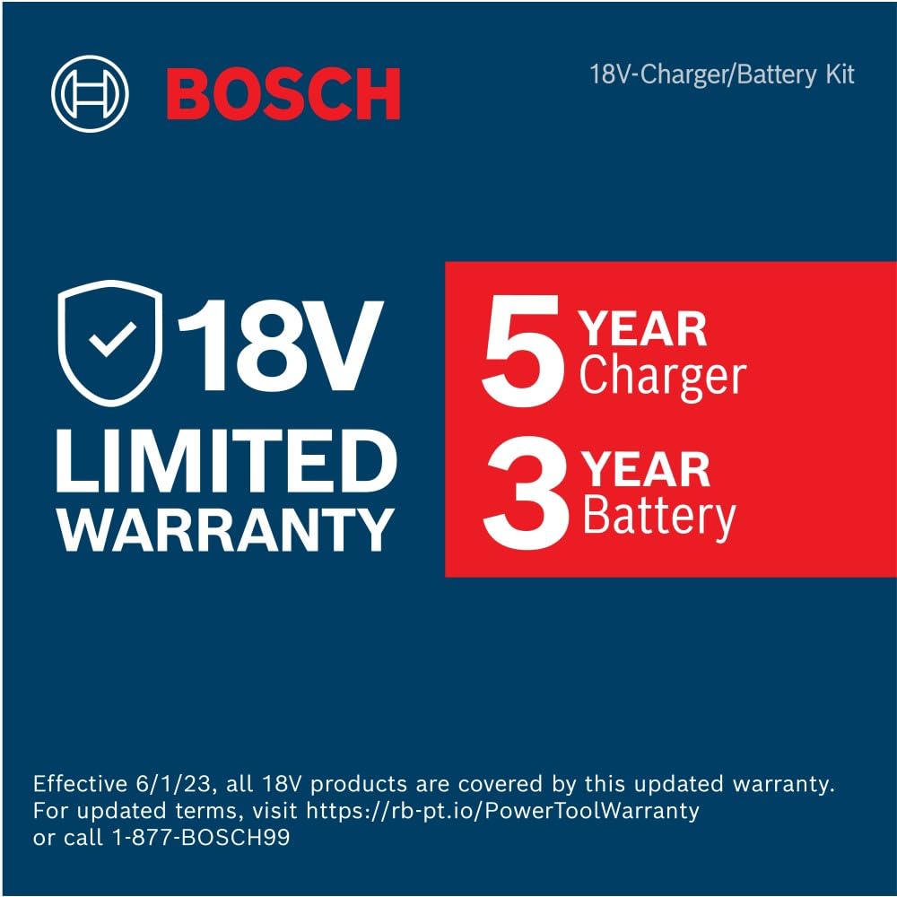 Bosch GBA18V80-2PK 18V CORE18V® Lithium-Ion 8 Ah High Power Battery, 2-Pack
