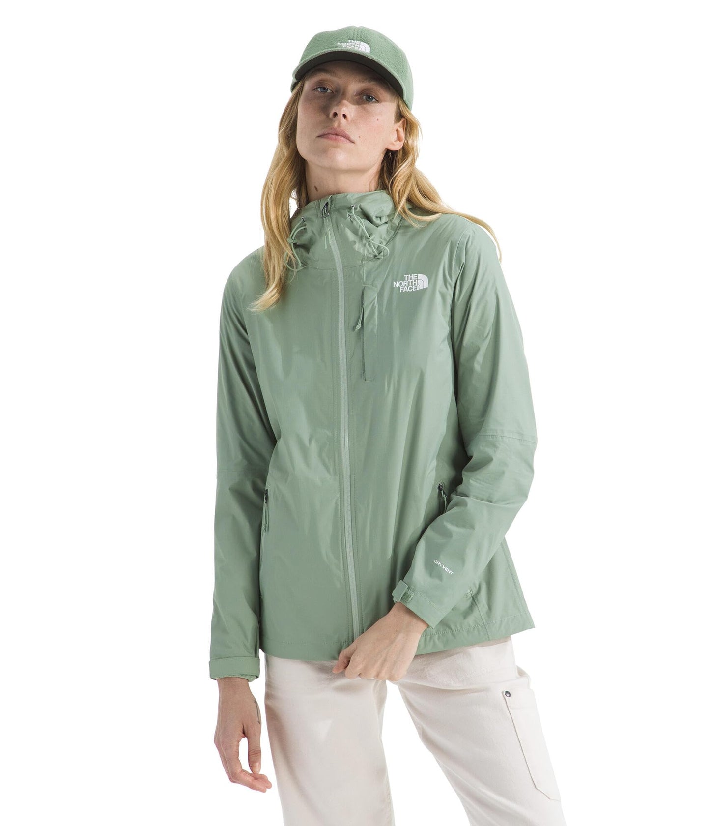 THE NORTH FACE Women's Alta Vista Rain Jacket | 3 Piece Hood With Adjustable Cinch-cord, Waterproof, Breathable