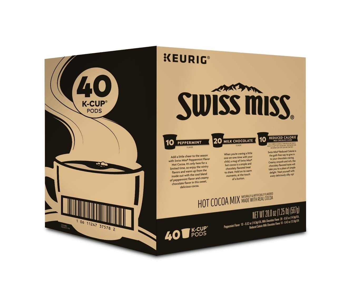 Swiss Miss Milk Chocolate Flavor Hot Cocoa Mix Canister, 76.55 oz.