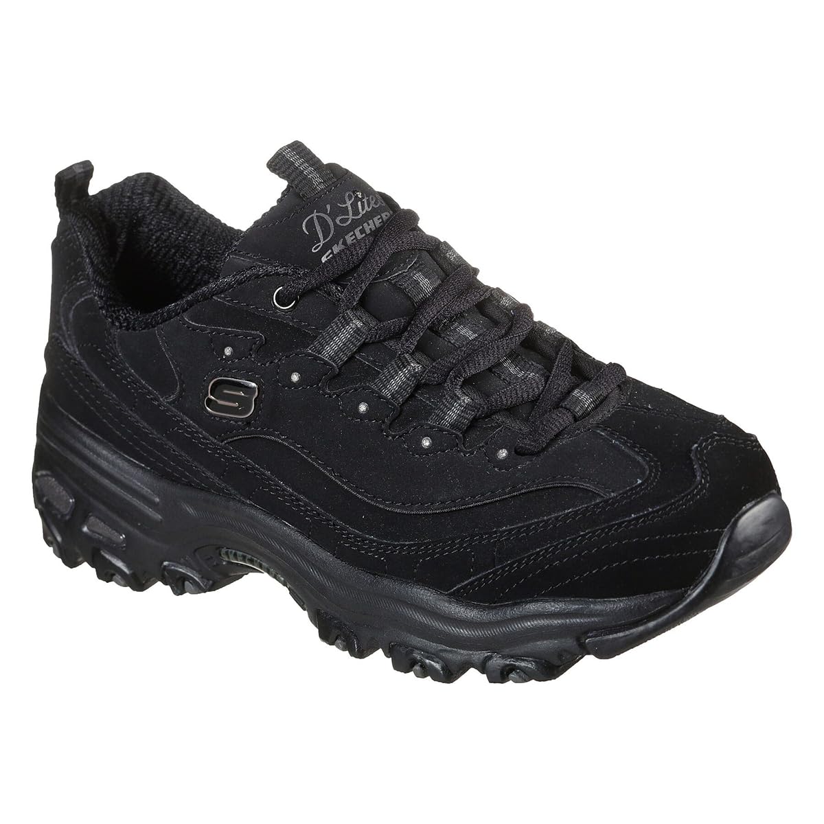 Skechers Women's D'Lites Fresh Start Memory Foam Lace-up Sneaker Fashion