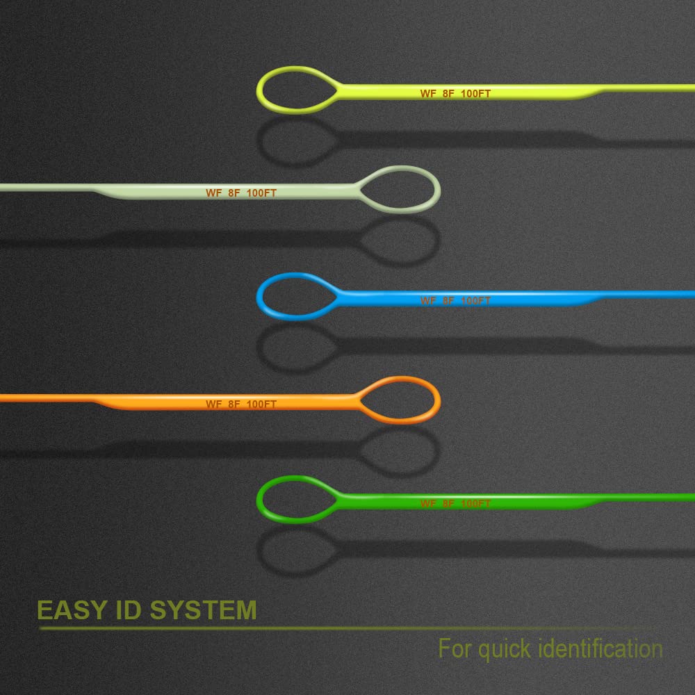 HERCULES Fly Fishing Line Floating Weight Forward Fly Line with Double Welded Loop