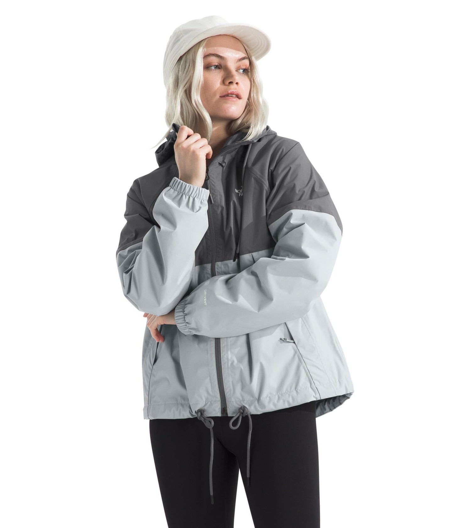THE NORTH FACE Women's Antora Rain Hoodie (Standard & Plus Size) | Wind & Waterproof With Adjustable Hood & Drawcord Hem