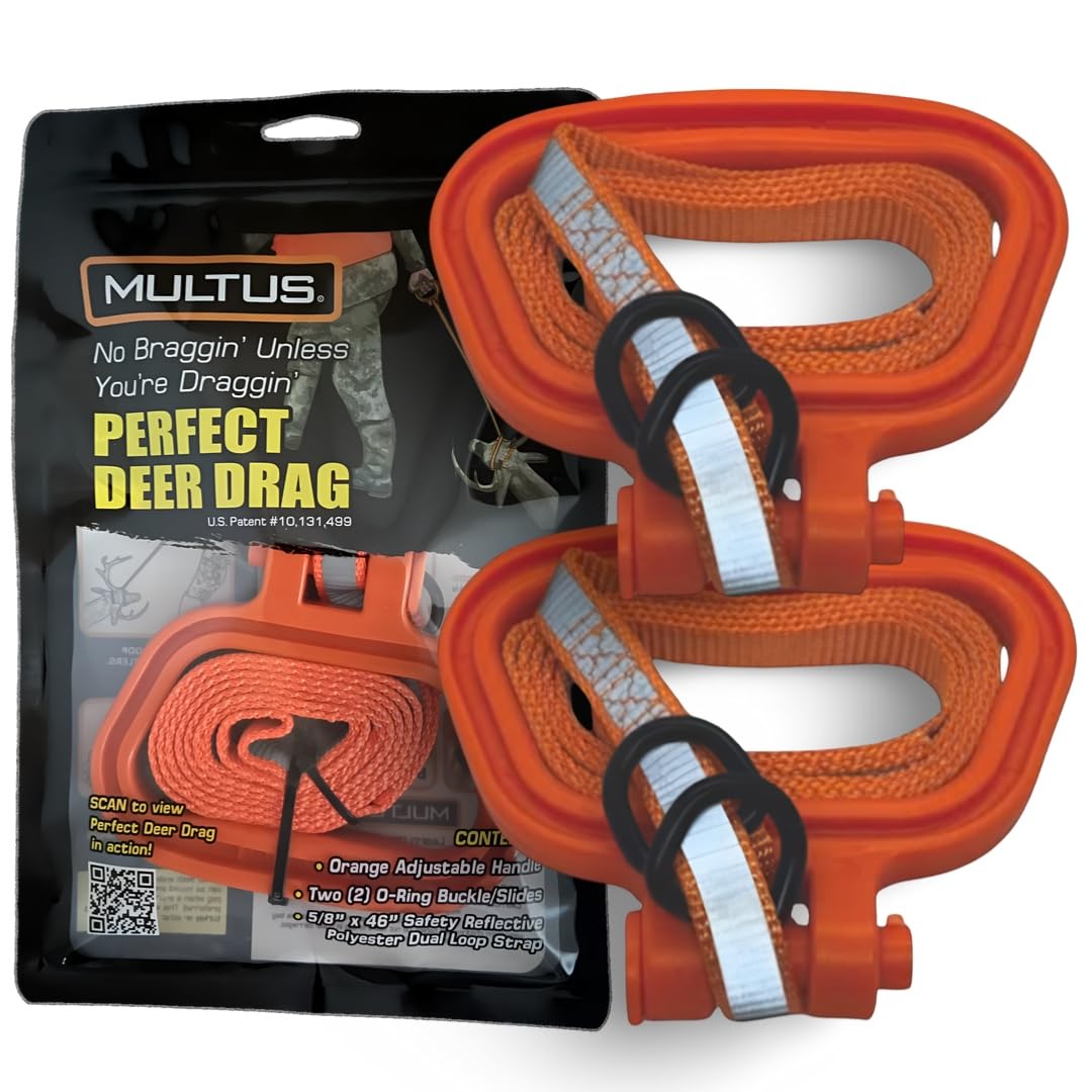 MULTUS Perfect Deer Drag Rope - Unique Hunting Gifts for Men - Essential Hunting Gear and Accessories - Deer Pull Strap