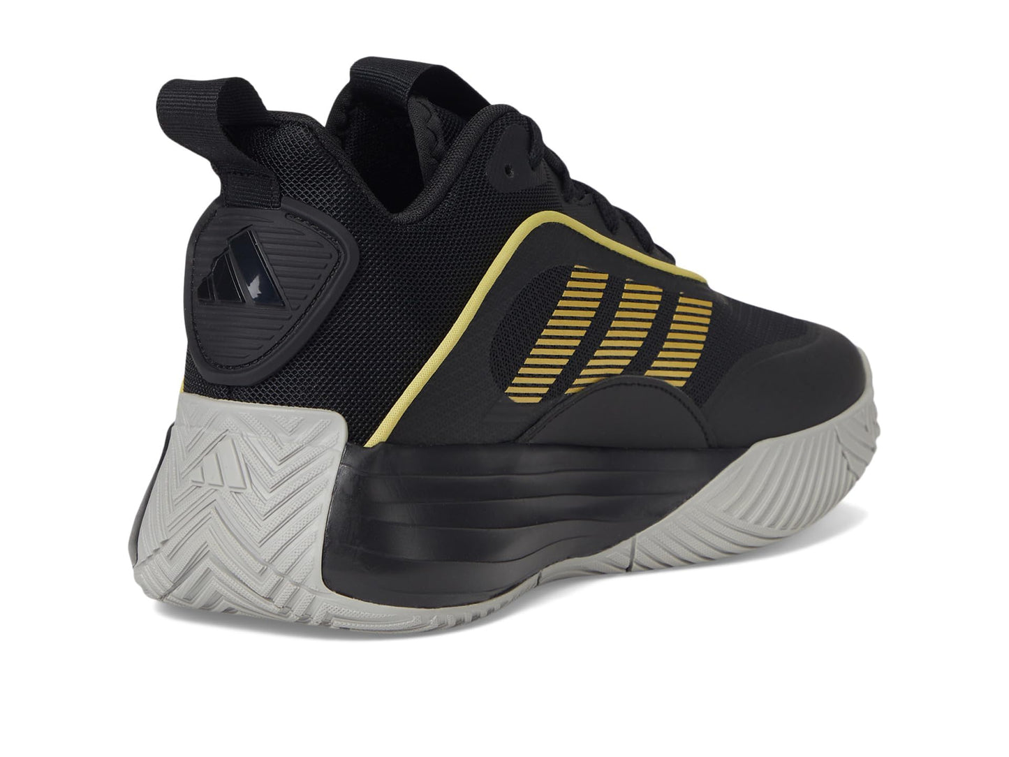 adidas Men's Own The Game 3.0 Basketball Sneaker, Black/Gold Metallic/Solid Grey, 11.5