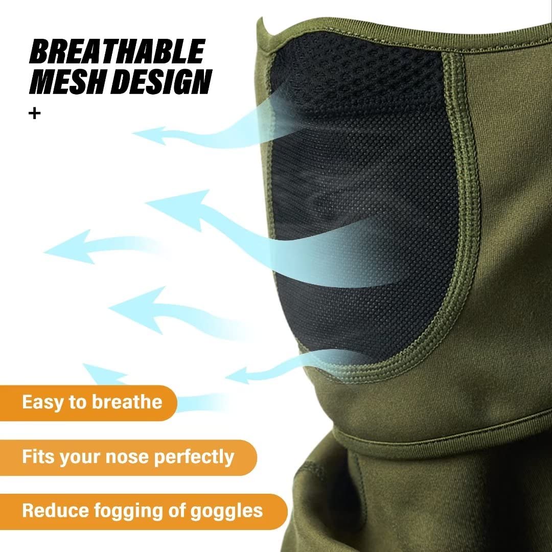 Balaclava Ski Mask Warm Face Mask for Cold Weather Winter Skiing Snowboarding Motorcycling Ice Fishing Men