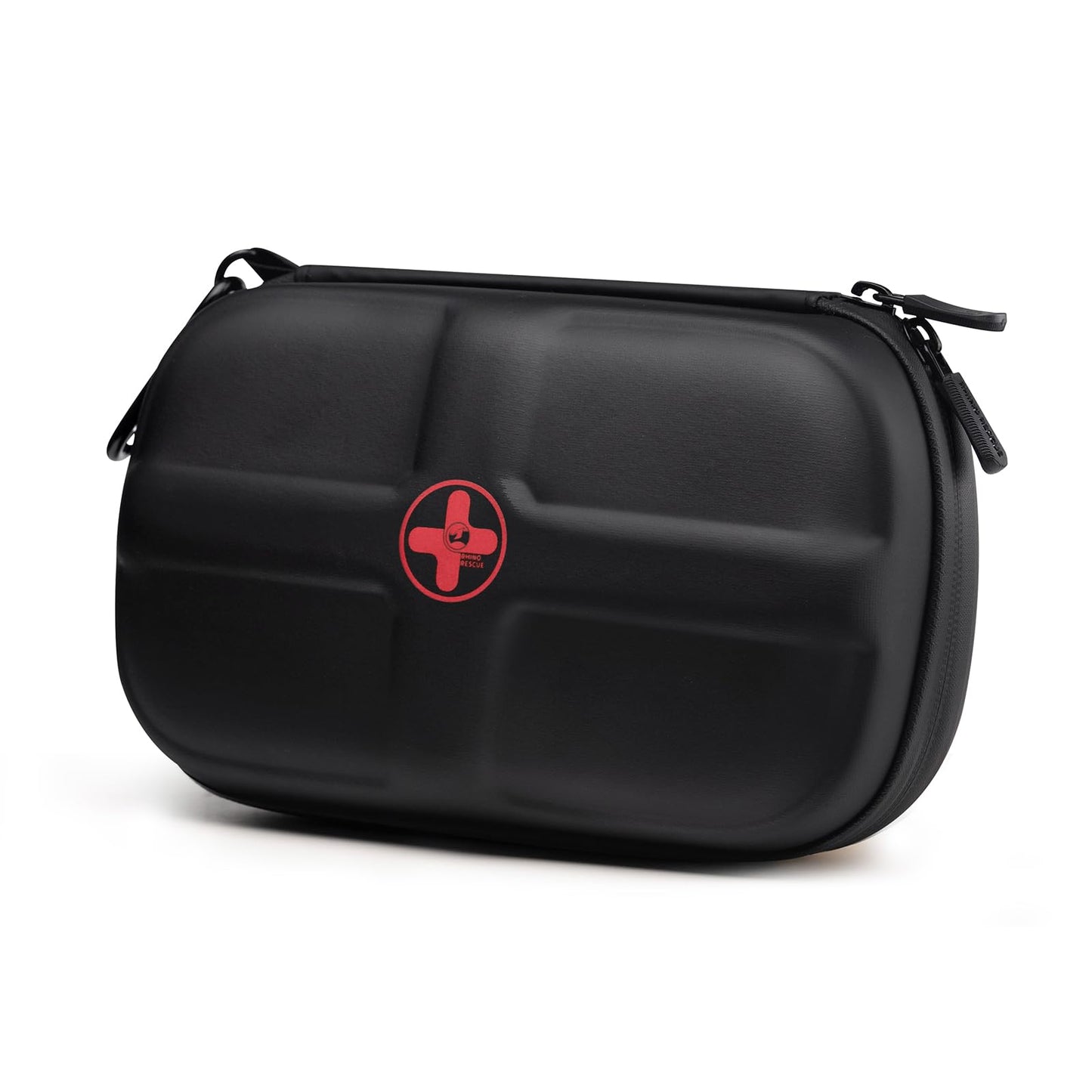 RHINO RESCUE EVA First Aid Kit, HSA/FSA Eligible, Small Waterproof Portable Emergency Hiking First Aid Kit for Backpackingg, Medical Kit for Travel, Home, Car, College Dorm, Camping, Boat (Red)