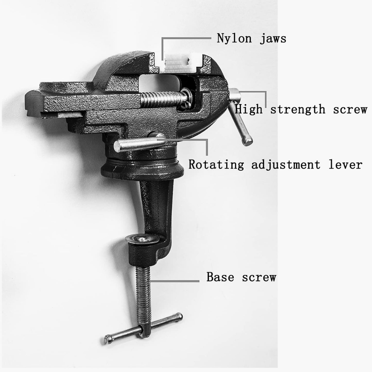MYTEC Home Vise Clamp-On Vise,2.5"