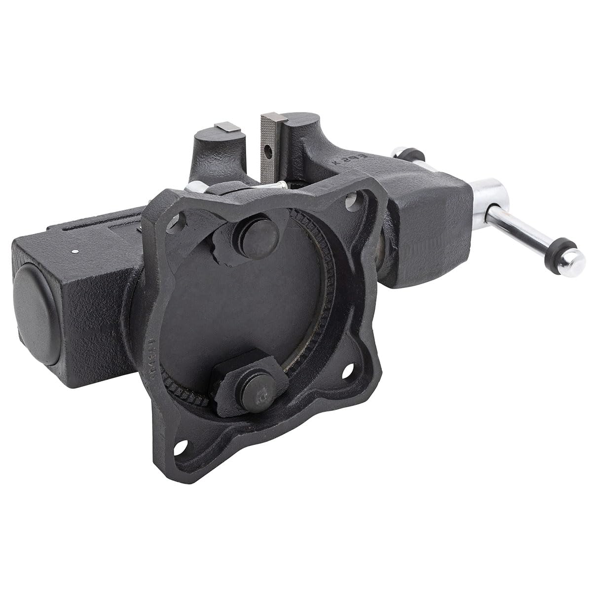 Yost HD550-C Heavy Duty 5-1/2 Inch Mechanics Work Bench Vise | Heavy Duty Woodworking & Metal Work Table with Secure Grip Swivel Base | 60,000 PSI Casting Iron Material with Extra-large Anvil Surface