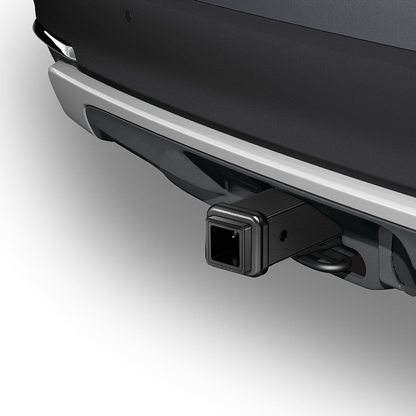 Nilight Trailer Hitch Receiver Extender Adapter Reducer 1-1/4 to 2Inch Hitch Adapter 6-1/2 inch Extension Sleeve Convertor 350Lbs with 1/2-Inch Diameter Pin and Clip with 5/8-Inch Adapter
