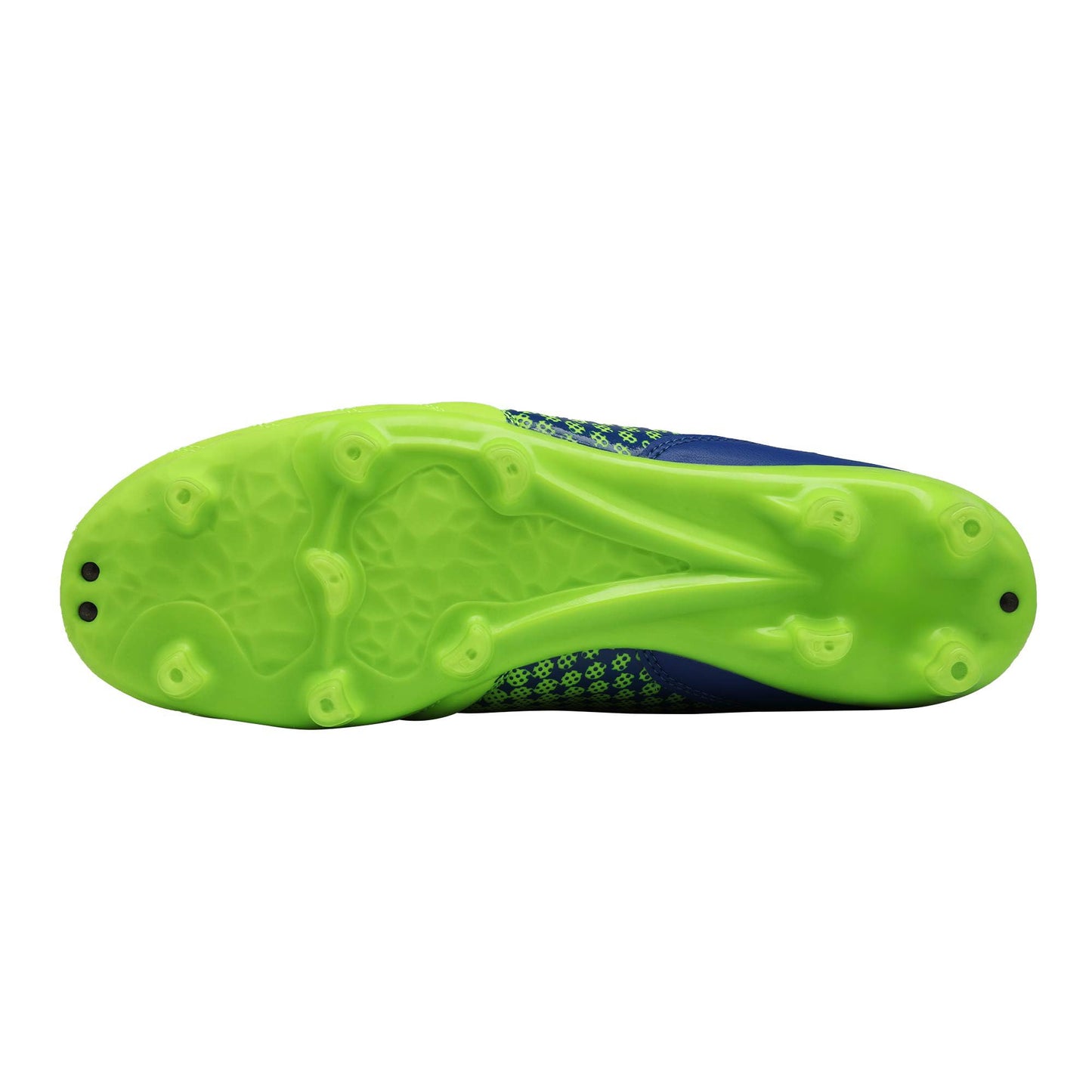 DREAM PAIRS Men's Firm Ground Soccer Cleats Soccer Shoes,Size 8.5,Neon/Green/Royal,SUPERFLIGHT-1