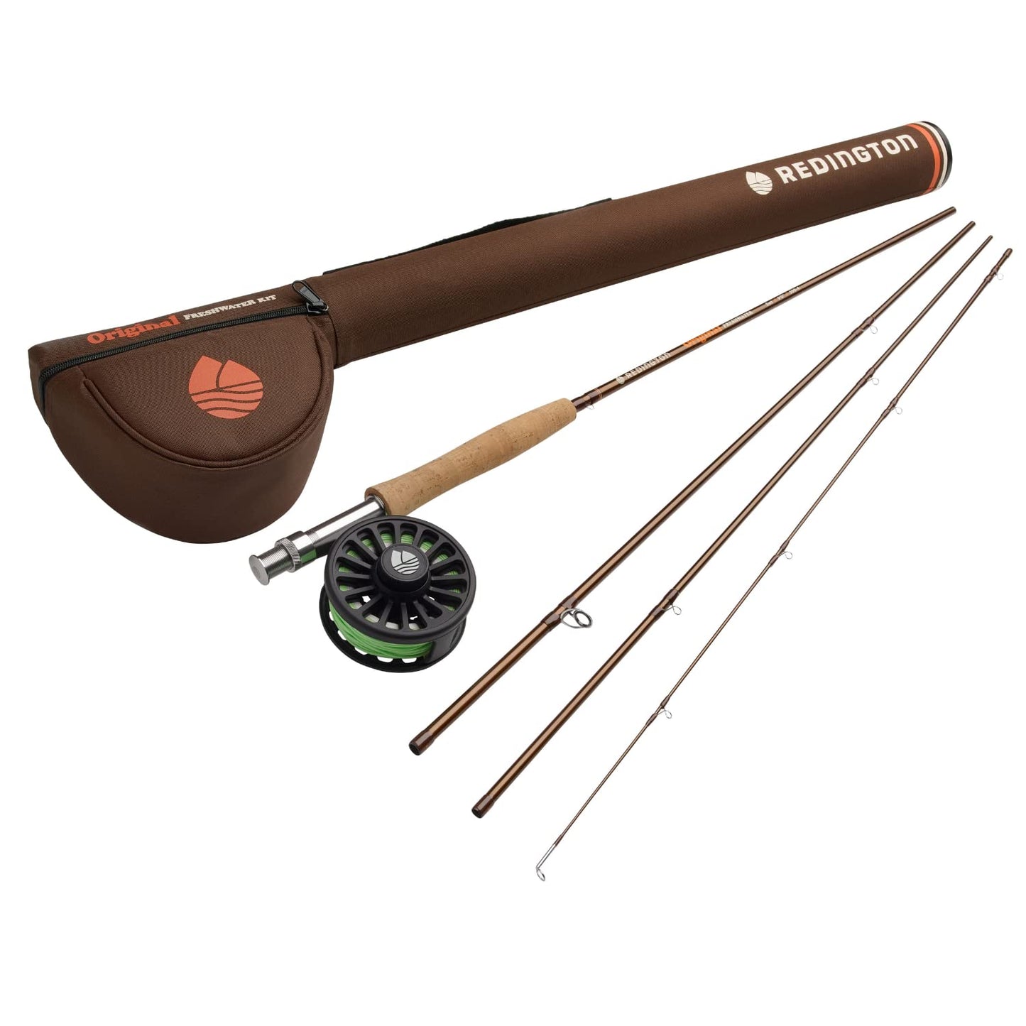 Redington Original Fly Fishing Kit, 9 Foot Rod, Crosswater Reel, Fly Line, Leader, & Carrying Case