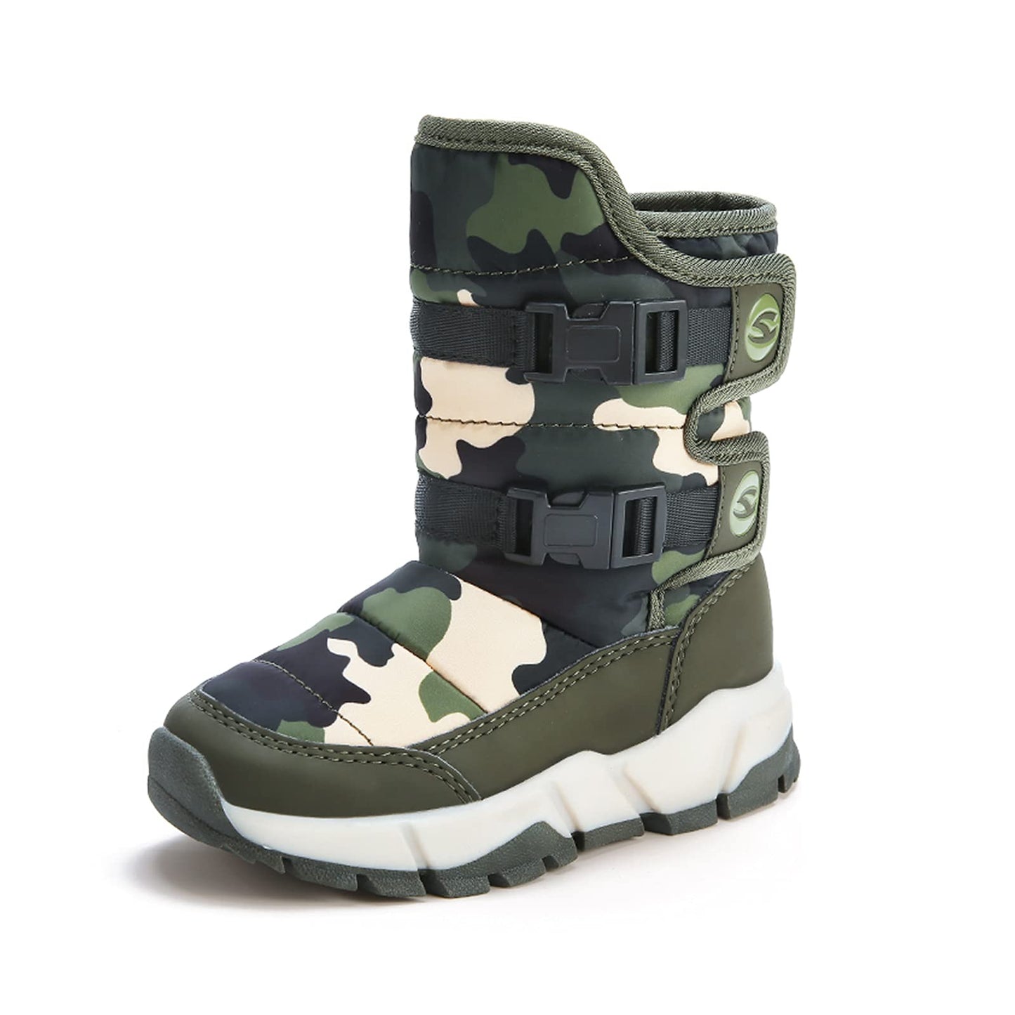 GUBARUN Boys Snow Boots Winter Waterproof Slip Resistant Cold Weather Shoes (Toddler/Little Kid/Big Kid)