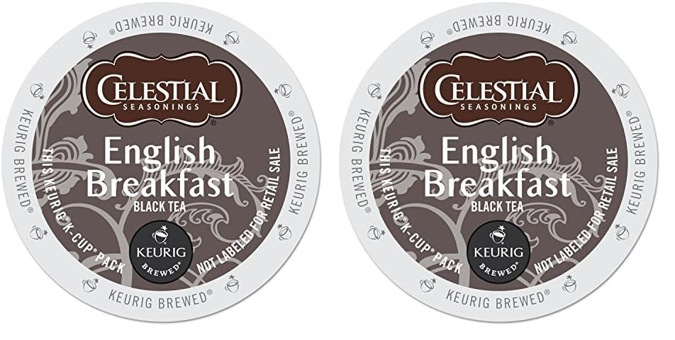 Celestial Seasonings English Breakfast Black Tea, Single-Serve Keurig K-Cup Pods, 96 Count