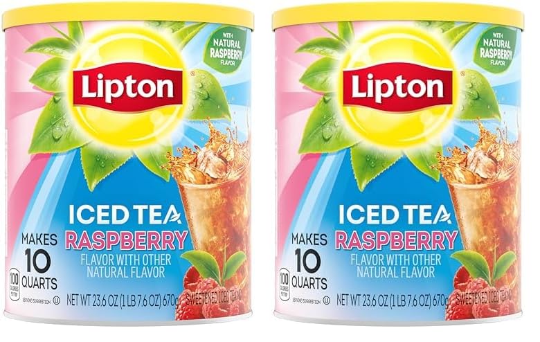 Lipton Lemon Iced Tea Mix, Sweetened, Makes 10 Quarts