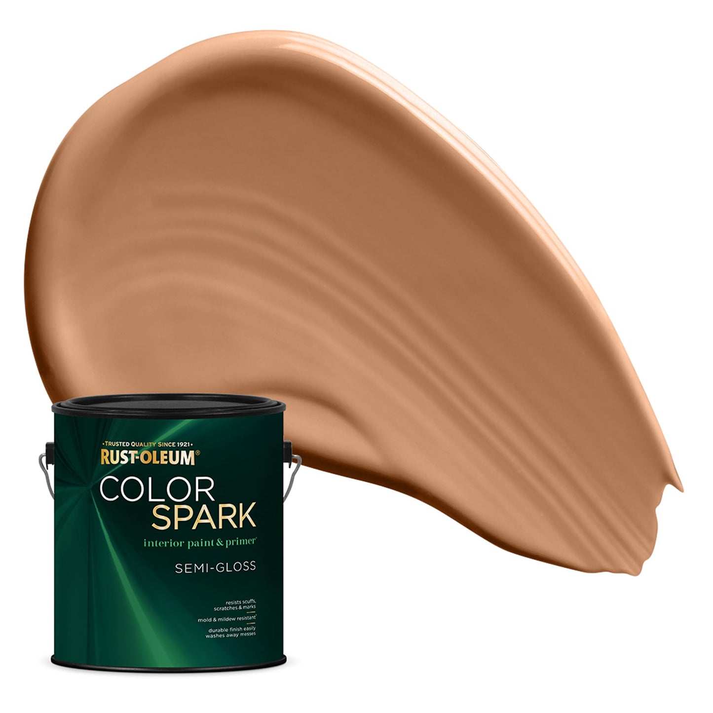 Rust-Oleum Color Spark Interior Paint and Primer in One, Eggshell, Bit of Barley, 1 Gallon