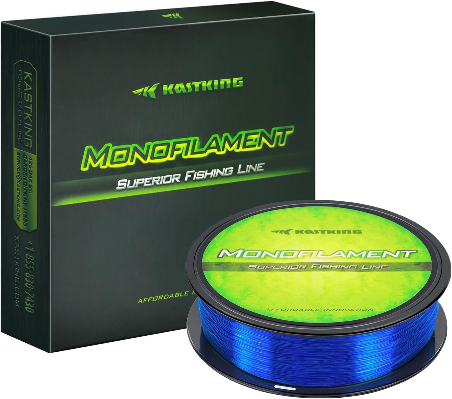 KastKing World's Premium Monofilament Fishing Line - Paralleled Roll Track - Strong and Abrasion Resistant Mono Line - Superior Nylon Material Fishing Line - 2015 ICAST Award Winning Manufacturer
