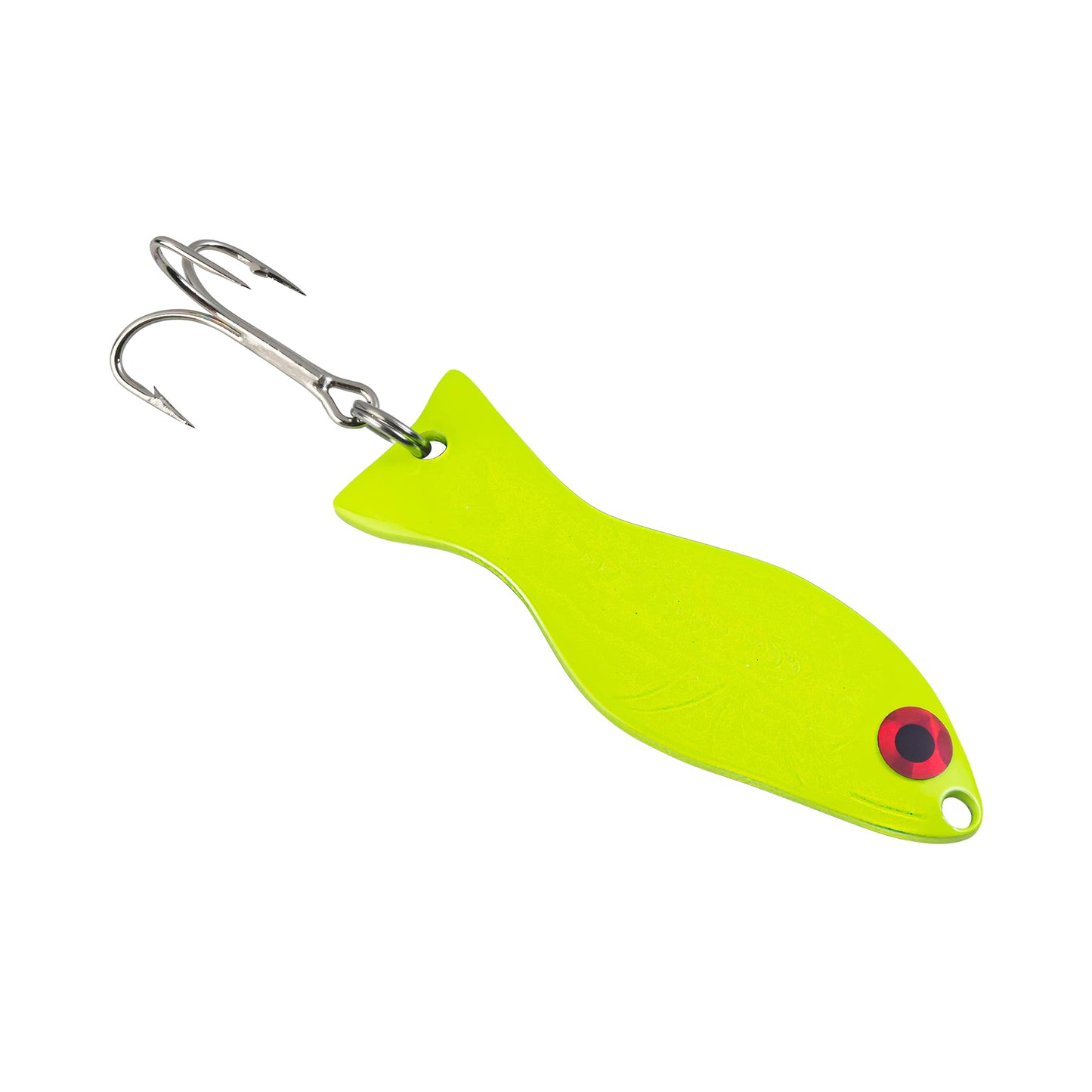 AL's Goldfish Lure Company, Rust Free Goldfish Freshwater Fishing Spoon, Treble Hook, Trout, Salmon, Bass, Walleye, Crappie, Panfish, and Pike. Sizes 3/16 oz., 1/4 oz. or 1/2 oz