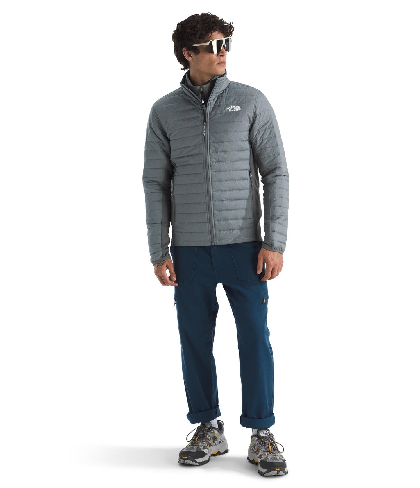 THE NORTH FACE Men's Canyonlands Hybrid Jacket | Water Resistant Top With Heatseeker Insulation, Breathable Underarm Panels